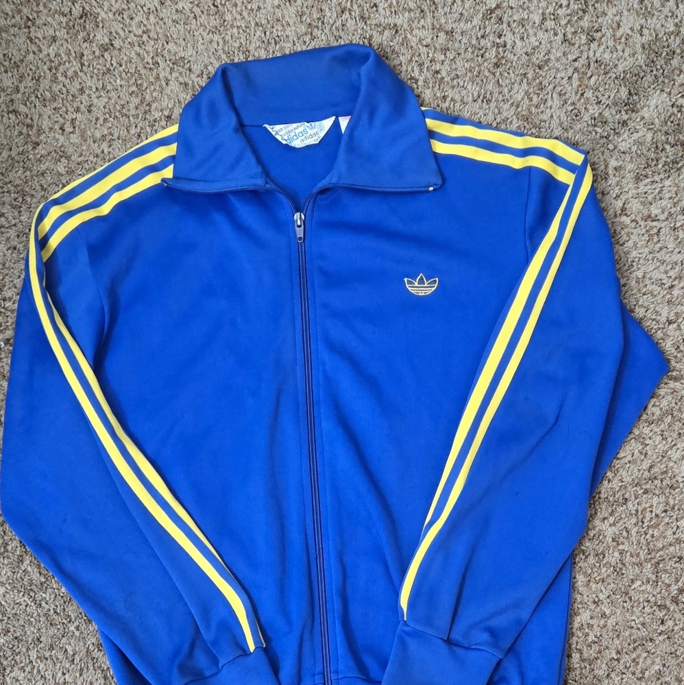Vintage 70s Adidas track jacket